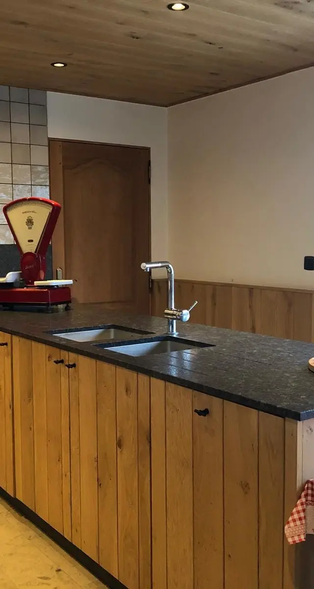 Massief eiken keuken