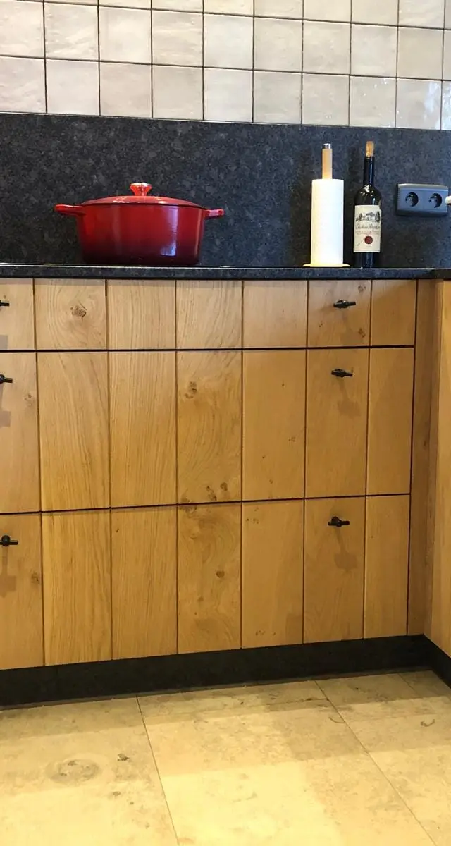 Massief eiken keuken