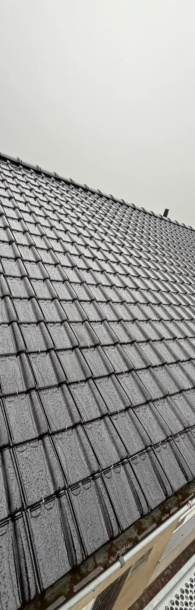 Stormpan 44 zwart geglazuurd