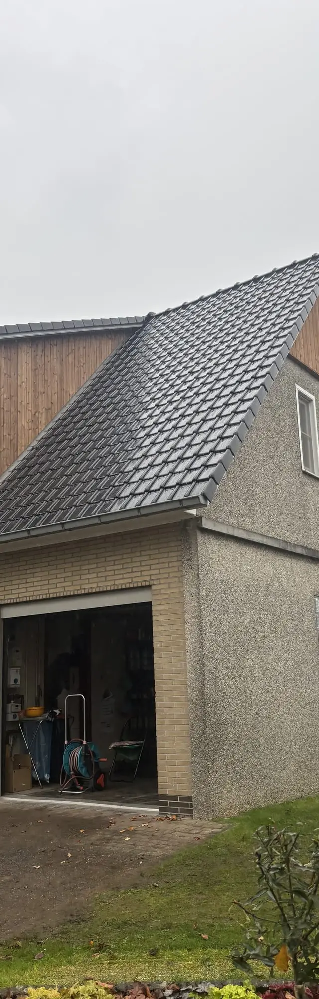 Stormpan 44 zwart geglazuurd